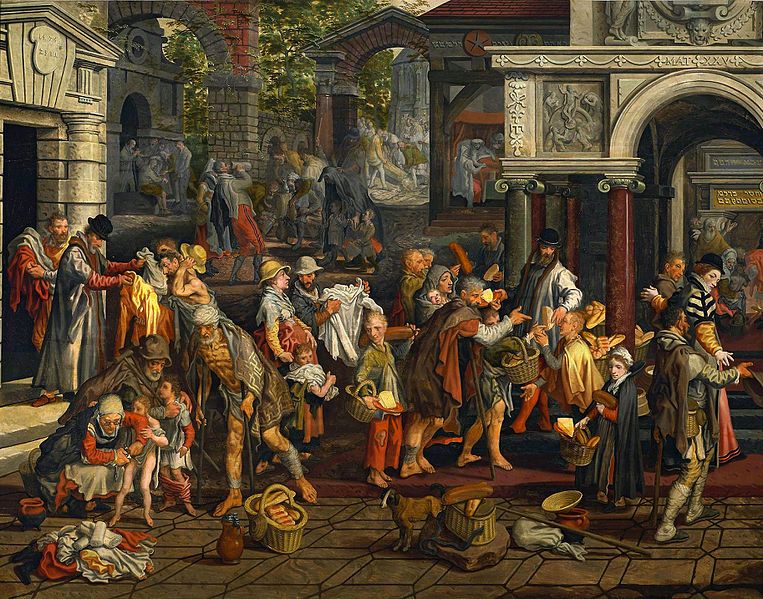 Deeds of Christian Charity by Pieter Aertsen