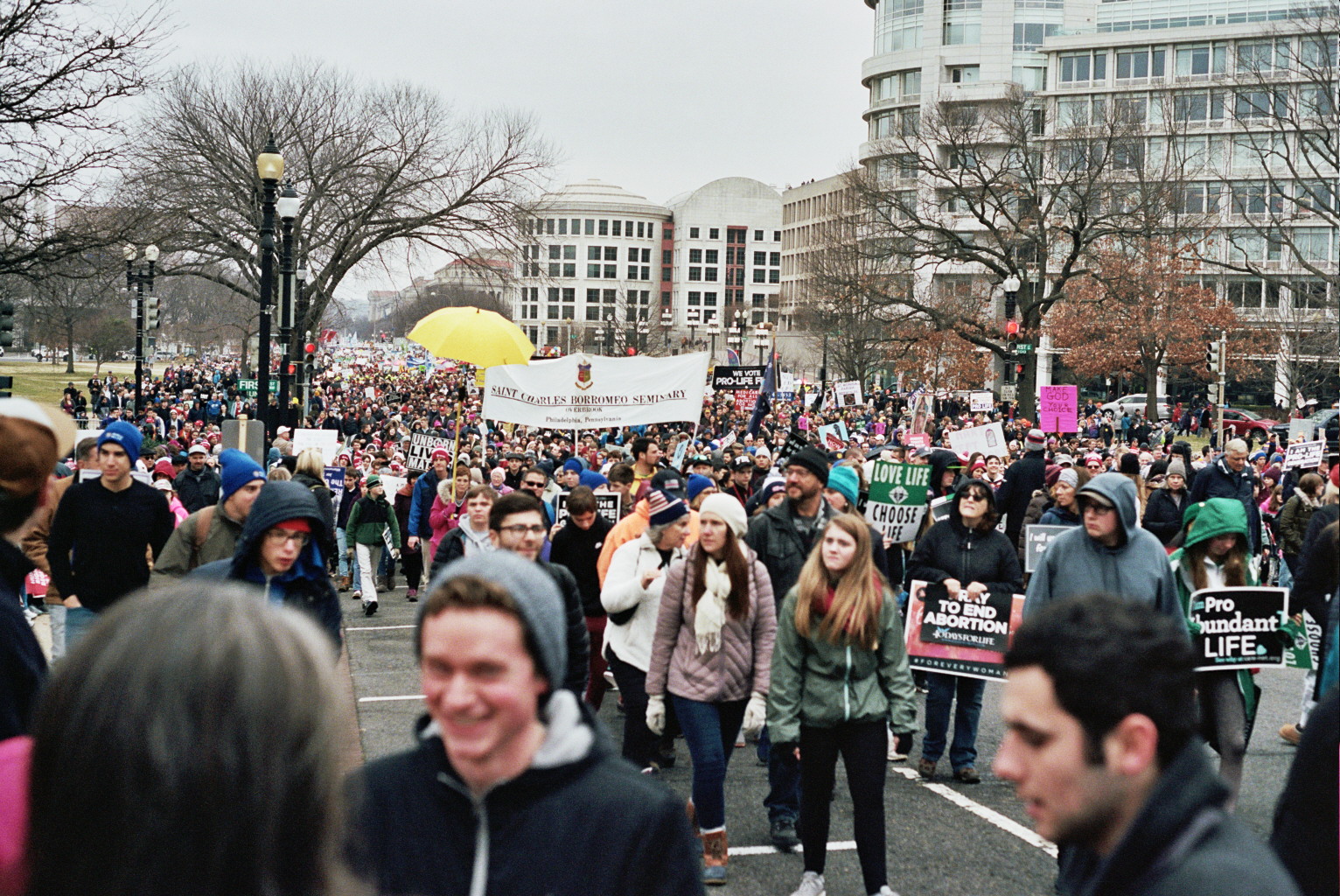 Group of marchers